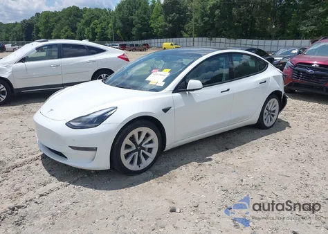 2022 Tesla Model 3 Long Range Dual Motor All-Wheel Drive из США, поврежденный, VIN 5YJ3E1EB9NF321073